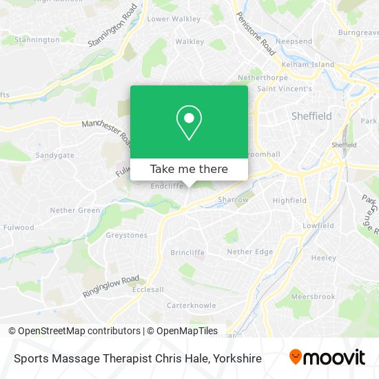 Sports Massage Therapist Chris Hale map