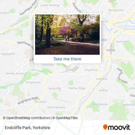 Endcliffe Park map