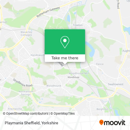 Playmania Sheffield map