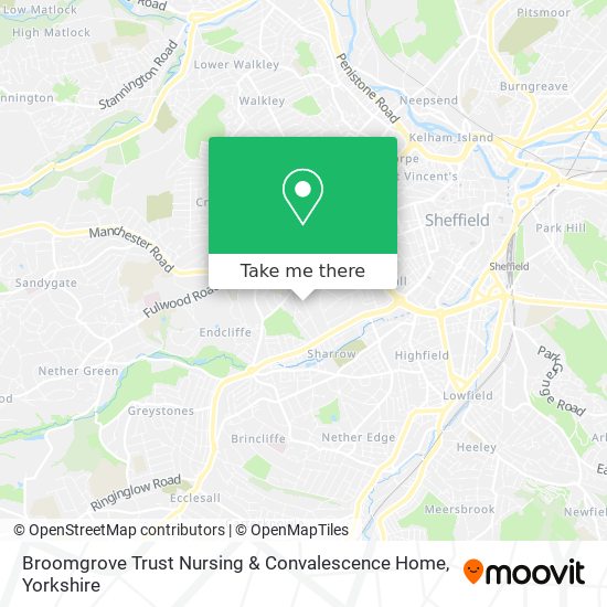 Broomgrove Trust Nursing & Convalescence Home map