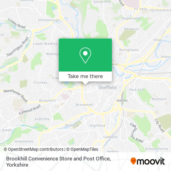 Brookhill Convenience Store and Post Office map