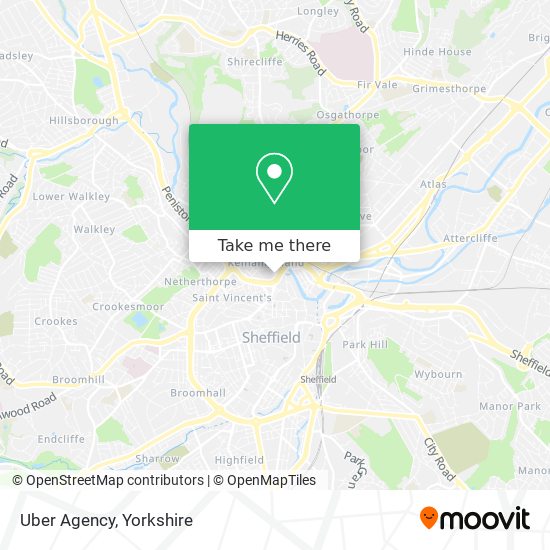 Uber Agency map