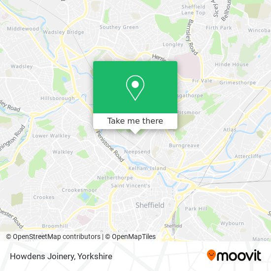 Howdens Joinery map
