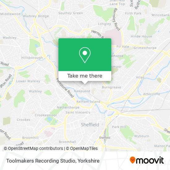 Toolmakers Recording Studio map