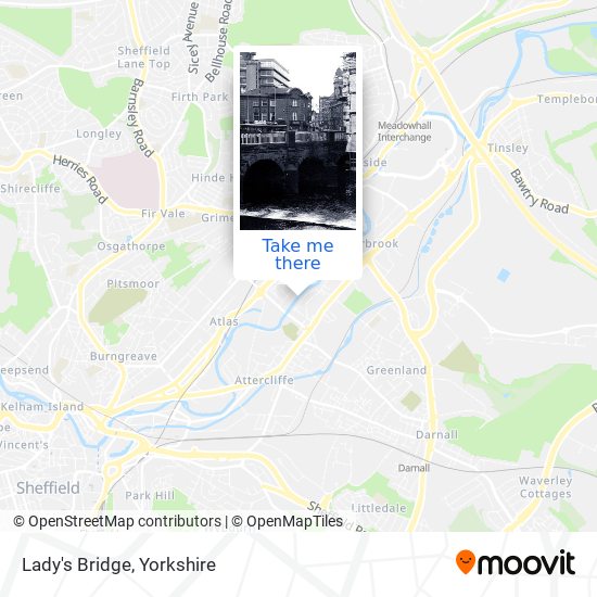 Lady's Bridge map