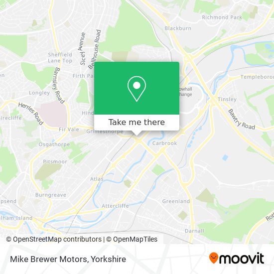 Mike Brewer Motors map