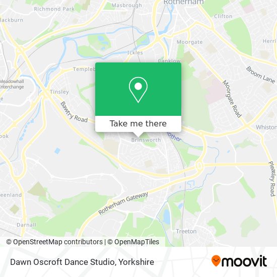 Dawn Oscroft Dance Studio map