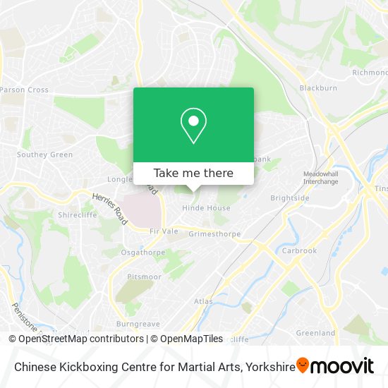 Chinese Kickboxing Centre for Martial Arts map