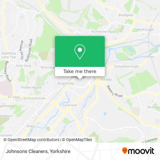 Johnsons Cleaners map