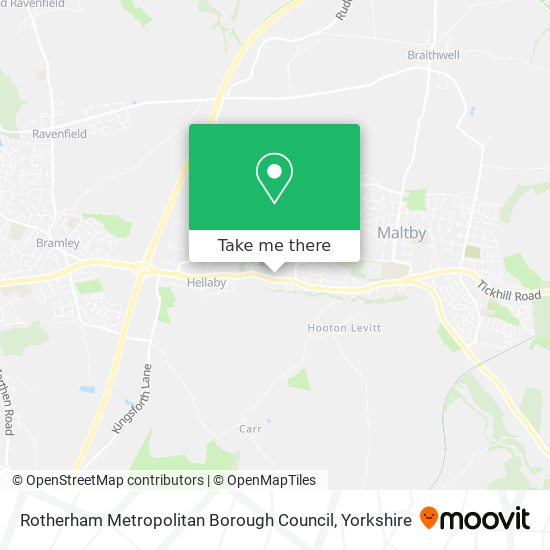 Rotherham Metropolitan Borough Council map