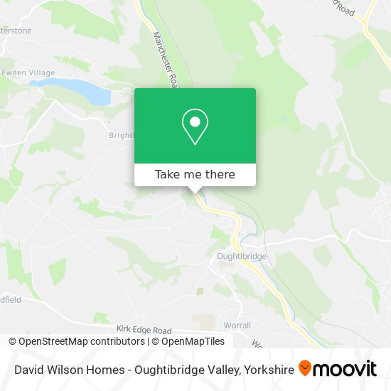 David Wilson Homes - Oughtibridge Valley map