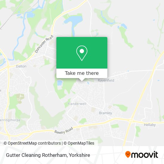 Gutter Cleaning Rotherham map