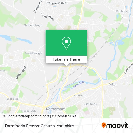 Farmfoods Freezer Centres map