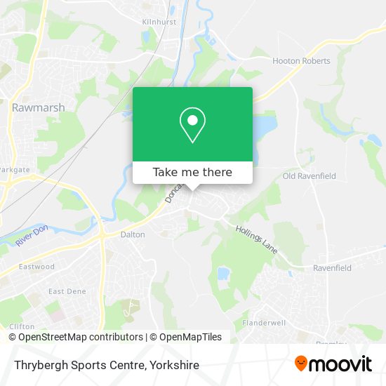 Thrybergh Sports Centre map