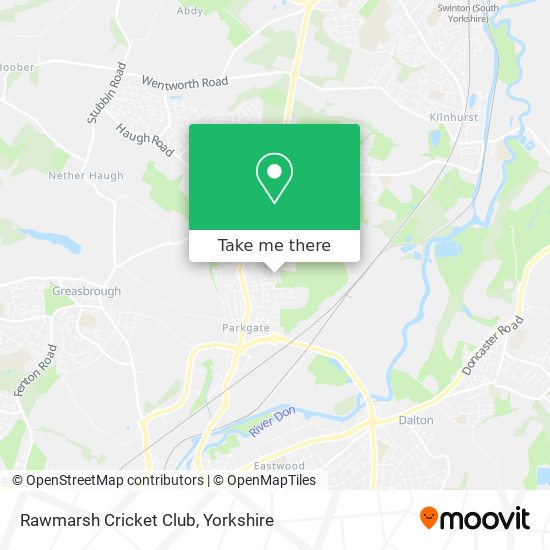 Rawmarsh Cricket Club map