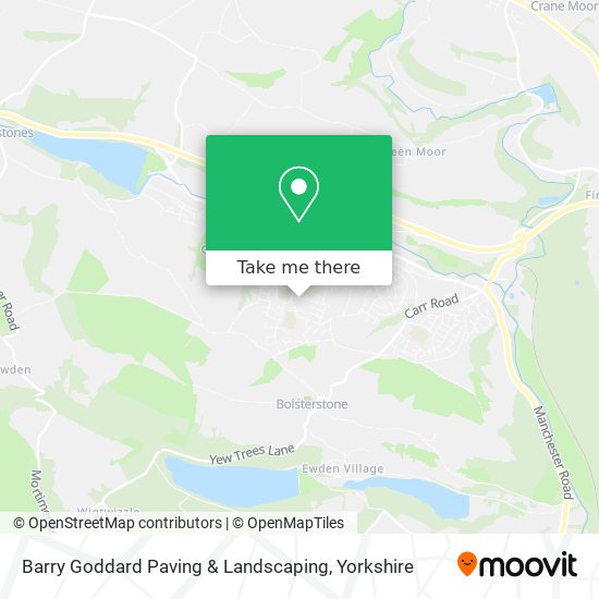 Barry Goddard Paving & Landscaping map