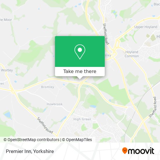 Premier Inn map