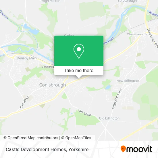 Castle Development Homes map