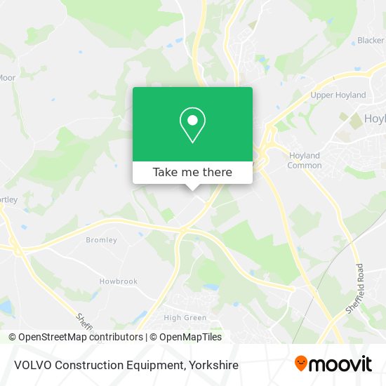 VOLVO Construction Equipment map