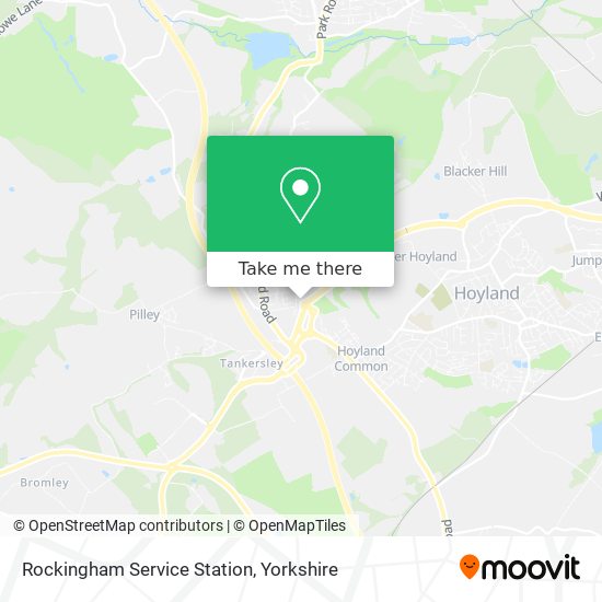 Rockingham Service Station map