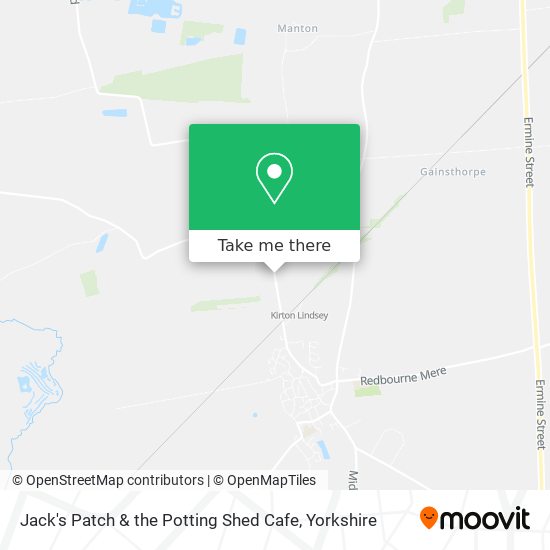 Jack's Patch & the Potting Shed Cafe map