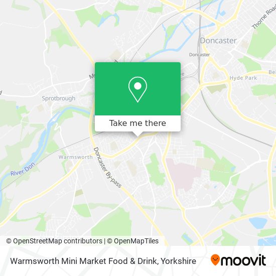 Warmsworth Mini Market Food & Drink map