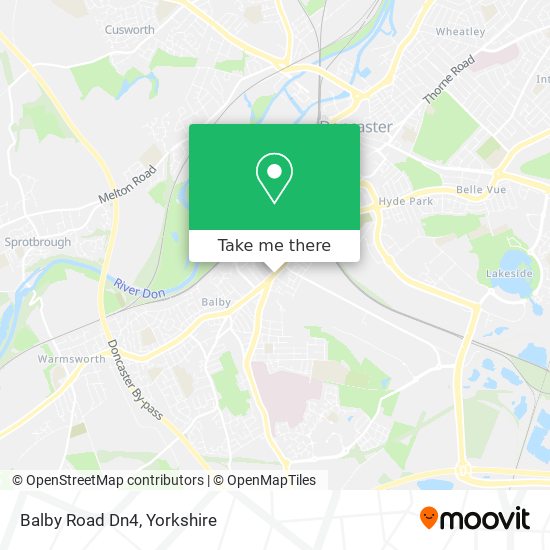 Balby Road Dn4 map