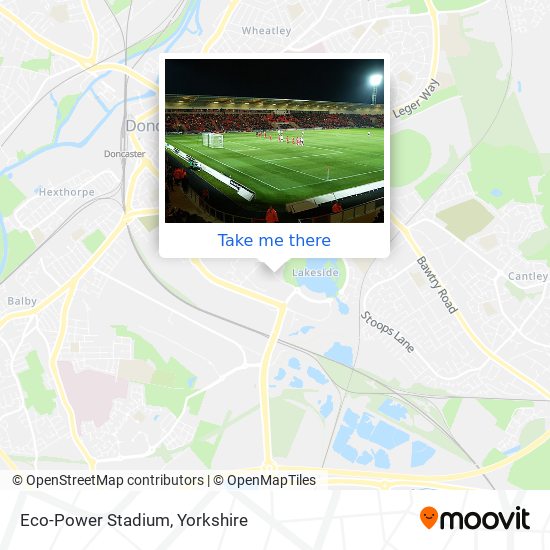 Eco-Power Stadium map