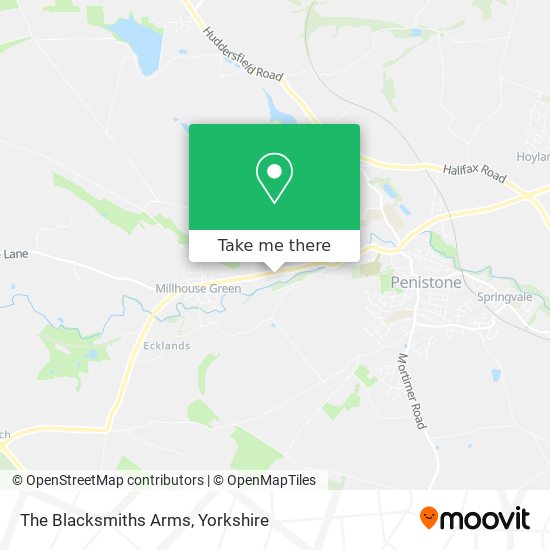 The Blacksmiths Arms map