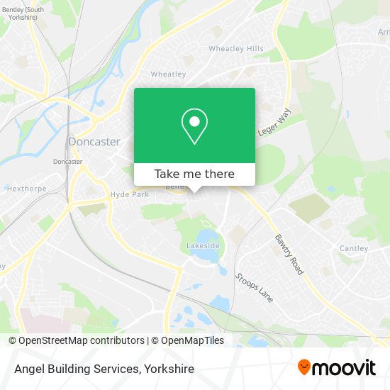 Angel Building Services map