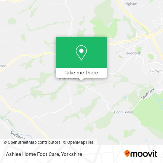 Ashlee Home Foot Care map