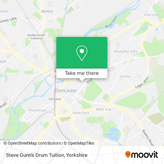 Steve Gunn's Drum Tuition map