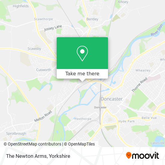 The Newton Arms map