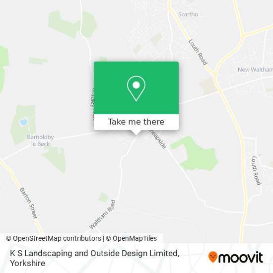 K S Landscaping and Outside Design Limited map
