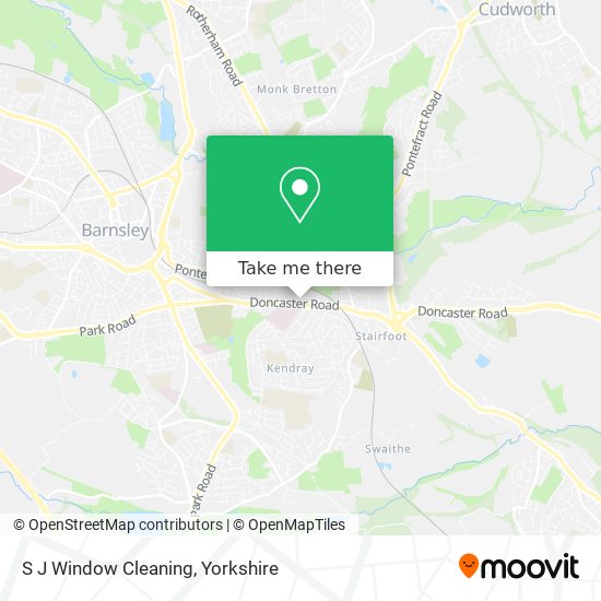 S J Window Cleaning map