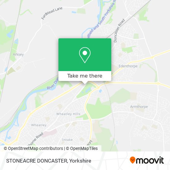 STONEACRE DONCASTER map