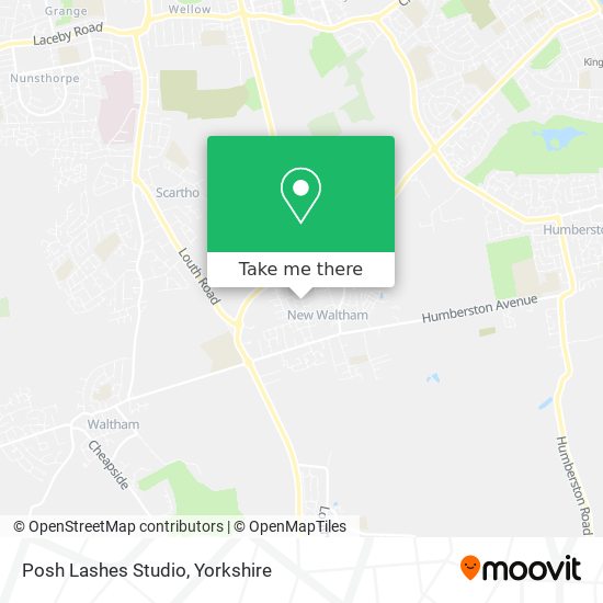 Posh Lashes Studio map