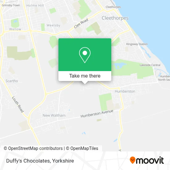 Duffy's Chocolates map