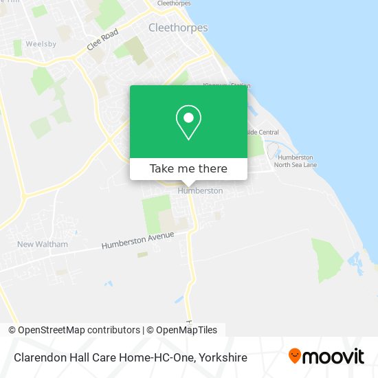 Clarendon Hall Care Home-HC-One map