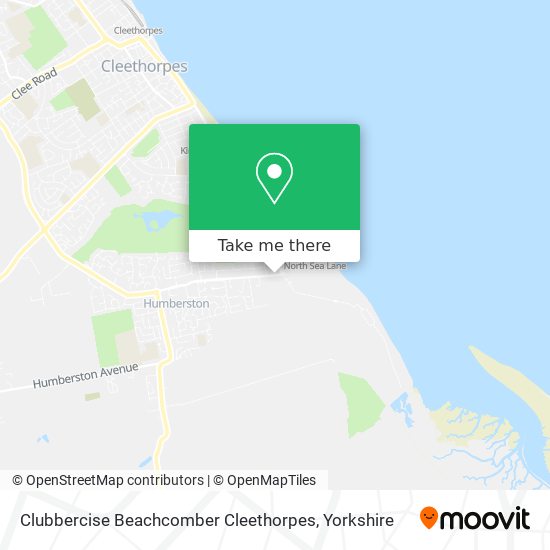 Clubbercise Beachcomber Cleethorpes map