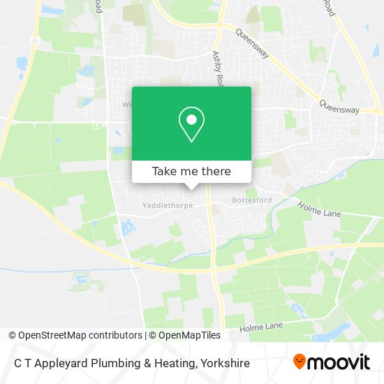 C T Appleyard Plumbing & Heating map