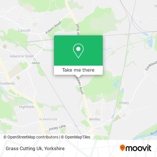 Grass Cutting Uk map