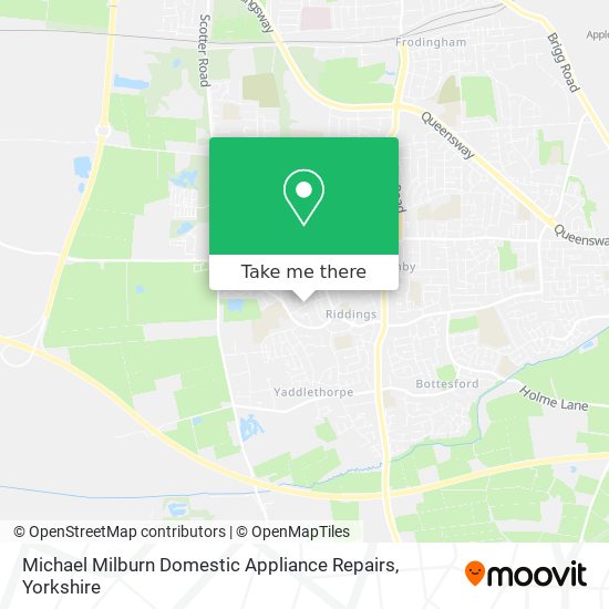 Michael Milburn Domestic Appliance Repairs map