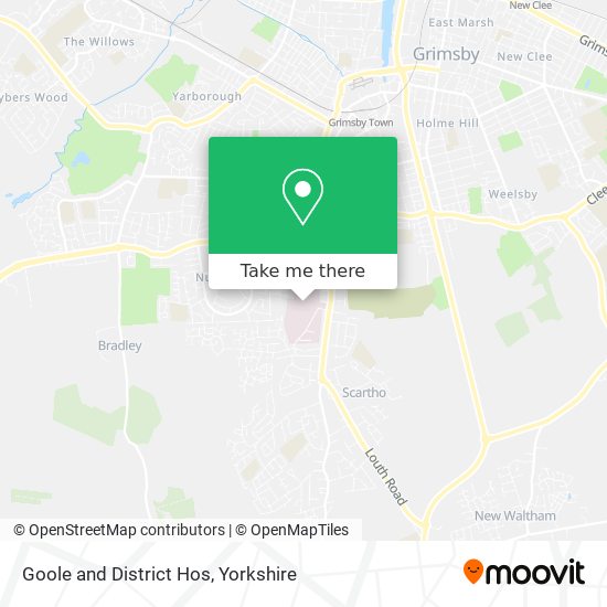 Goole and District Hos map