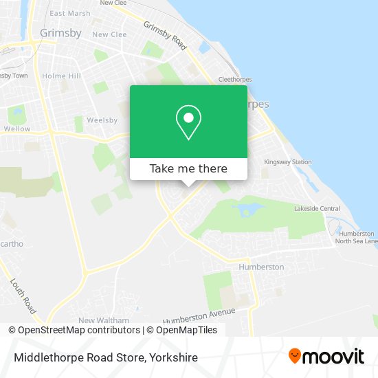 Middlethorpe Road Store map