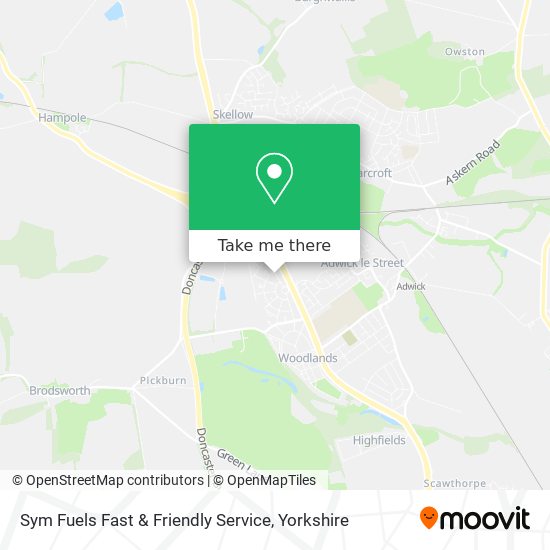 Sym Fuels Fast & Friendly Service map