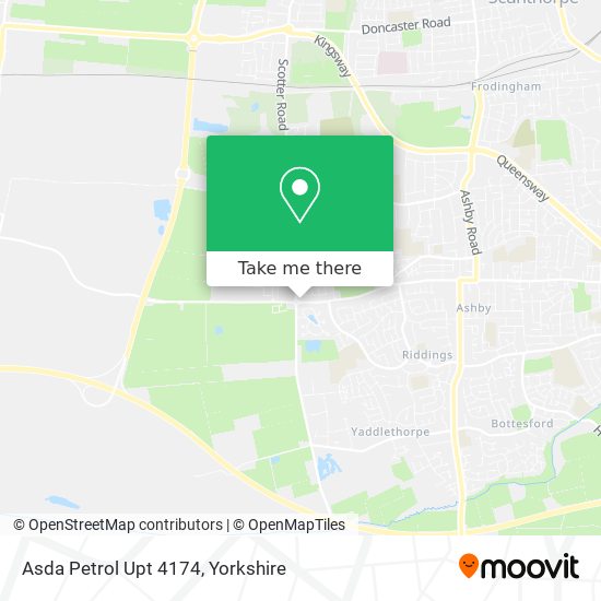 Asda Petrol Upt 4174 map