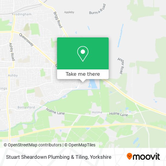 Stuart Sheardown Plumbing & Tiling map