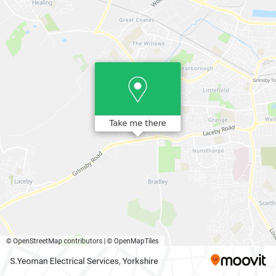 S.Yeoman Electrical Services map