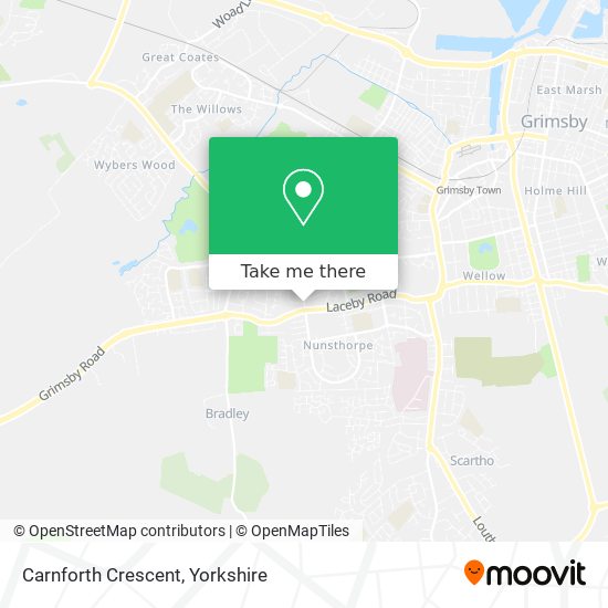 Carnforth Crescent map